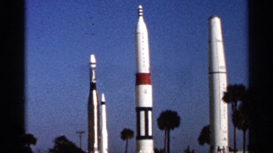 1966: Rockets Arranged to Release to Space in a Place Surrounded by Trees