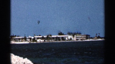 1966: sight sing of a beach-side apartments FLORIDA
