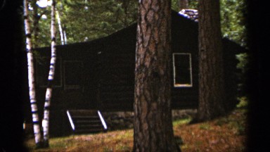 1965: wood house surrounded by trees in forest DULUTH MINNESOTA