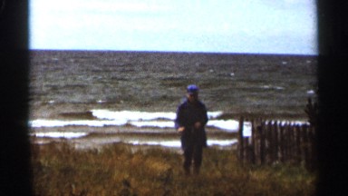 1965: a man walking up a hill DULUTH MINNESOTA