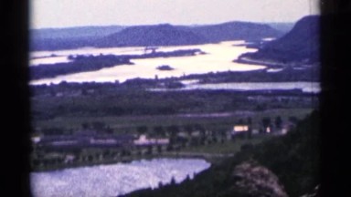 1965: the low angle view in nature in green grasses long distance to view clear