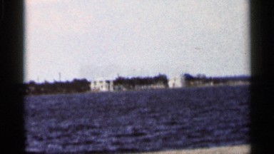 1966: ocean to view of the two building and near to trees,sky to view FLORIDA