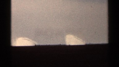 1966: a television to watch the show fountain to come water very fast view