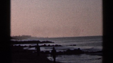 1966: looking out at the ocean FLORIDA