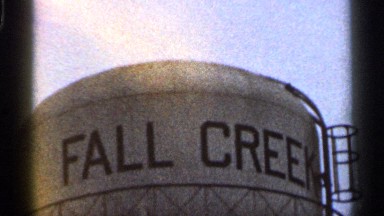 1966: a sign that placed on a top wall or tank