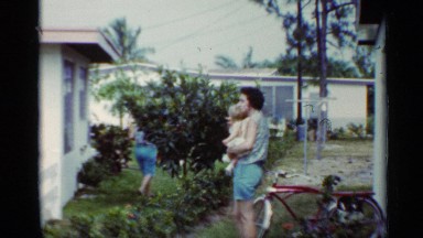 1963: people are standing in the garden MISSISSIPPI