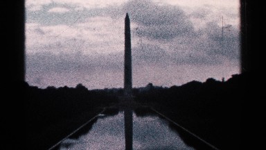 1964: a large size pillar placed at the center of the water that looks like dam