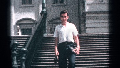 1964: visiting city landmarks in the capital WASHINGTON DC