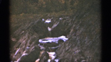 1965: water falling from top of the mountain to the river DULUTH MINNESOTA