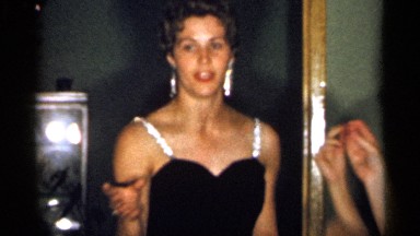 1958: three girls are singing and dancing in the party they look beautiful