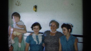 1958: Three Generations of Women Pose for a Picture in New Jersey