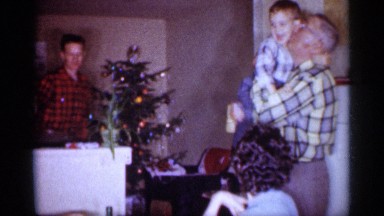 1959: kid playing and enjoying in her home MICHIGAN
