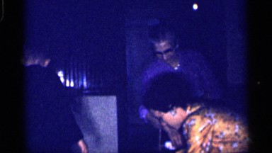 1959: kid playing and enjoying in her home with her grandma and grandpa MICHIGAN