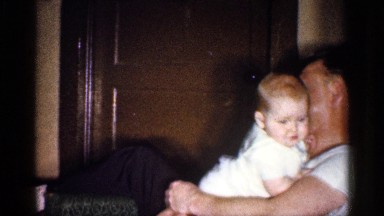 1959: cute family on meeting. MICHIGAN
