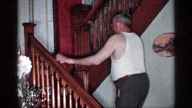 1955: The Grandfather Walks Up Steps and Takes Rest in Upstairs Room
