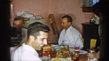 1955: the most beautiful parties in hotel they are so enjoy with child