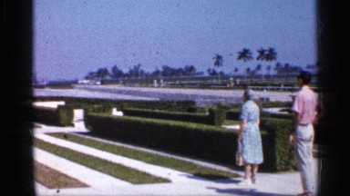 1958: the beautiful view of the man made nature FLORIDA