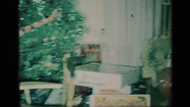 1959: the clip of the scene is playing things for children with happiness