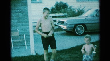 1959: Big Brother Playing With His Elder Brother New York