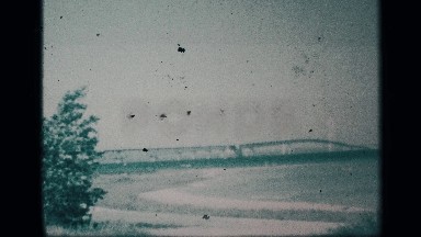 1959: view of a bridge on a windy day NEW YORK