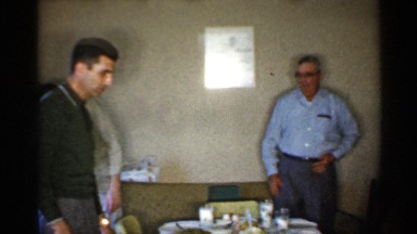 1959: the family members arranging a lunch for their guest INDIANA