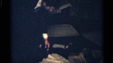 1959: kids plays with her dad INDIANA