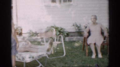 1959: kids plays with her family on park INDIANA