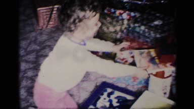 1959: the child watching the drawing it may be a gift issued by the some other