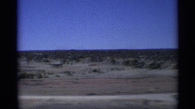 1959: someone travel on the highway road on their vehicle ARIZONA