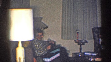 1959: old man is keeping clothes,old woman is keeping clothes CALIFORNIA