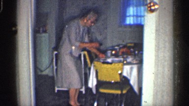 1959: women enjoying food CALIFORNIA