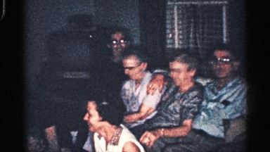 1959: Large Family and Friends Gather in Living Room