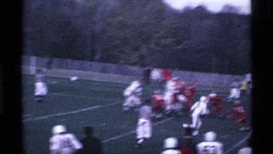 1969: Rugby Match Between Red and White Teams at Ohio Town Stadium