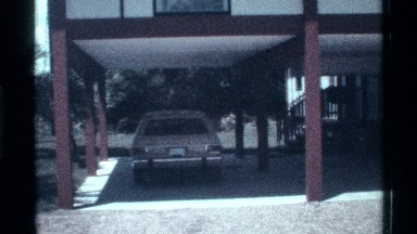 1973: carport and well groomed lawns are featured in housing display FLORIDA