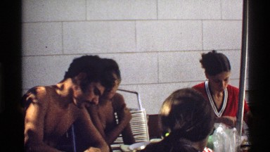 1978: peoples are sharing foods at the party CALIFORNIA