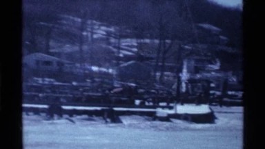 1969: a view of snow outside OHIO