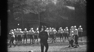 1969: football practice in the park many years ago OHIO