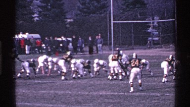 1969: team calling and executing a play during a football game OHIO