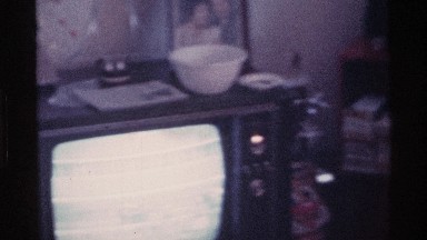 1976: Family Intensely Watches Horse Race on TV in Kentucky