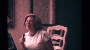 1976: woman interviewing man doing imitation KENTUCKY