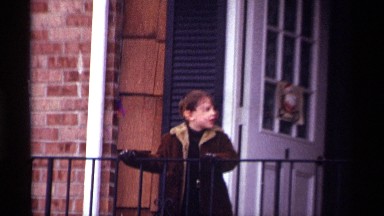 1970: next door neighbors enter their homes through their front doors NEW YORK
