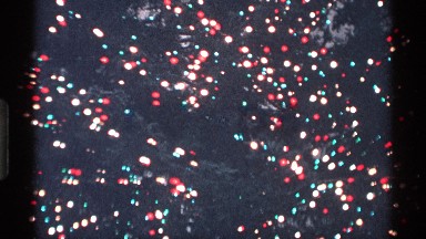 1971: a lit up christmas tree NEW YORK CITY
