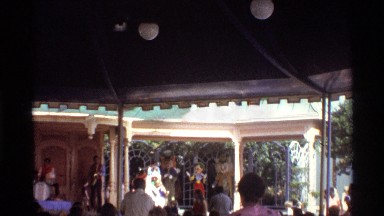 1974: the park center place in doll dance huge children watch the dance show