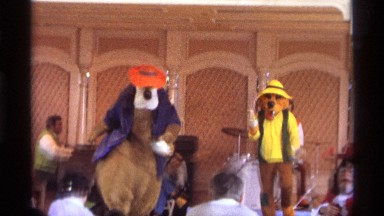 1974: peoples are enjoying function with dance around public ORLANDO FLORIDA
