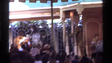 1974: people are enjoying with cartoons and playing with her activities ORLANDO