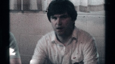 1976: two men are talking with mic and plays KENTUCKY