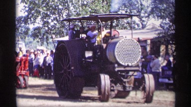 1969: a parade of old-time tractors on display at the fair JORDAN MINNESOTA