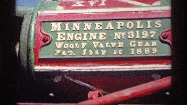 1969: metal plate has engraved minneapolis engine no 3197 woolf valve gear