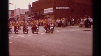 1969: a vintage bike race on a street MABEL MINNESOTA