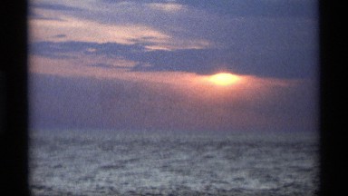 1969: the beachside watch sunrise of the morning time view beach